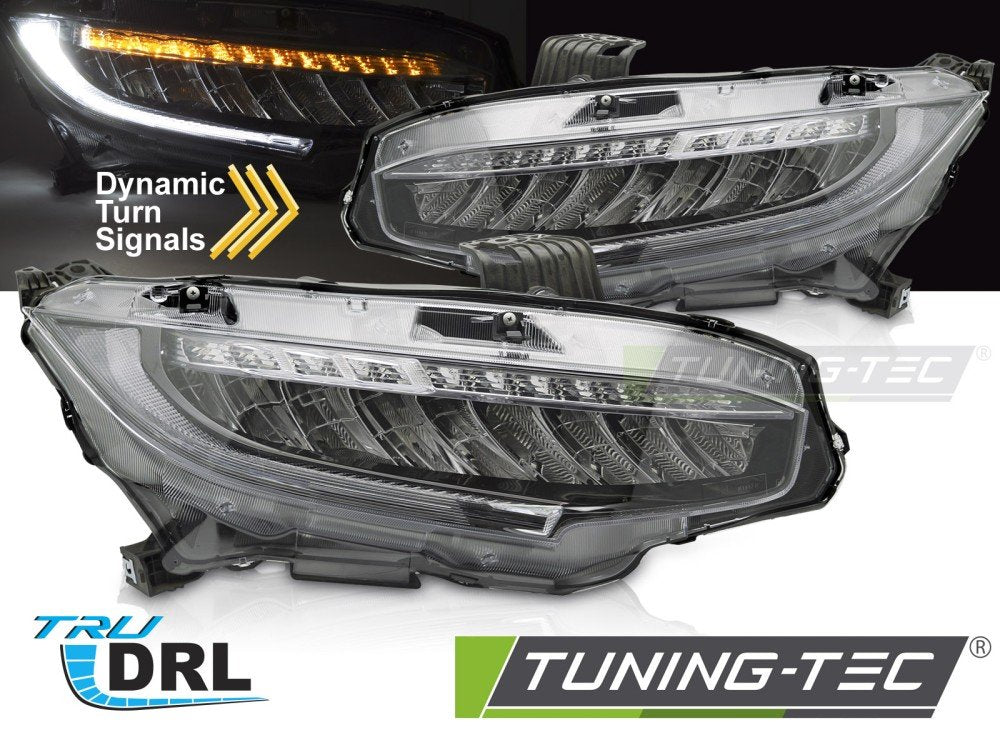 Faruri FULL LED pentru HONDA CIVIC X 16-21 - LPHO37