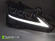 Faruri FULL LED pentru LEXUS IS 06-13 LED BLACK - LPLE11