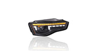 Faruri Full LED negre Audi A5 8T Facelift - AM-HELAU0006