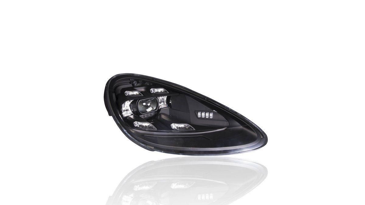 Faruri Full LED negre Porsche Cayenne 92A - AM-HELPO0000