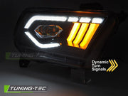 Faruri LED BLACK DRL pentru FORD MUSTANG 10-13 - LPFO98