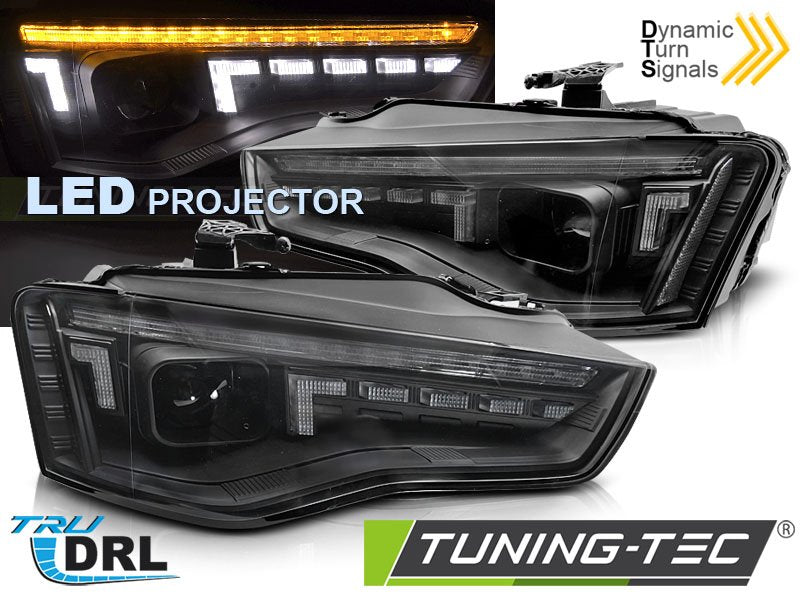Faruri LED BLACK SEQ pentru AUDI A5 11-16 - LPAUG4