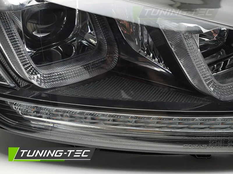 Faruri LED BLACK SEQ pentru VW GOLF 7 13-17 BLACK LINE - LPVWV7