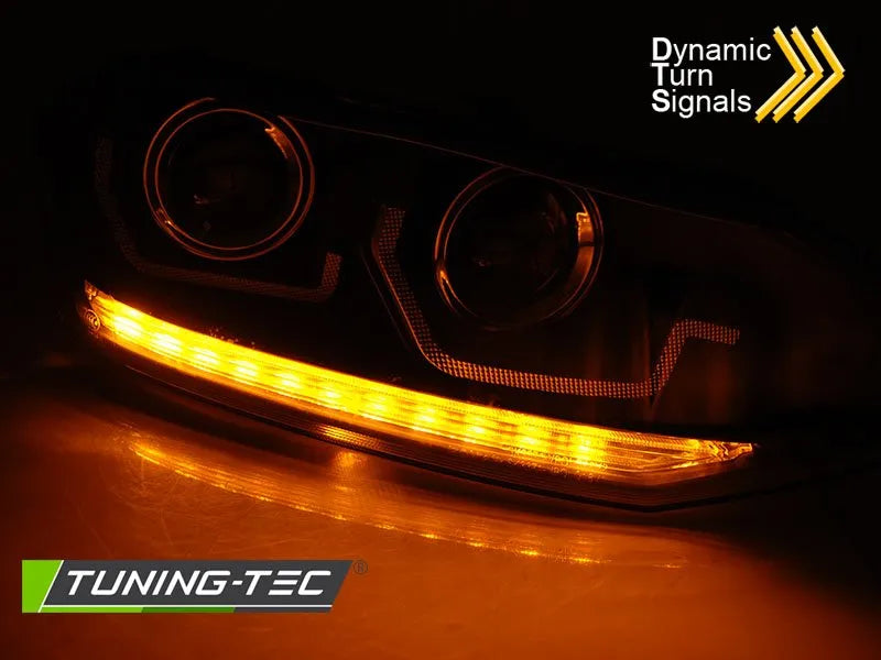 Faruri LED BLACK Tuning-Tec pentru VW POLO VI 2G 2017- - LPVWT0