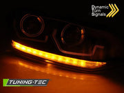 Faruri LED BLACK Tuning-Tec pentru VW POLO VI 2G 2017- - LPVWT0