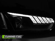 Faruri LED Black XENON pentru AUDI A4 B8 12-15 - LPAUF8
