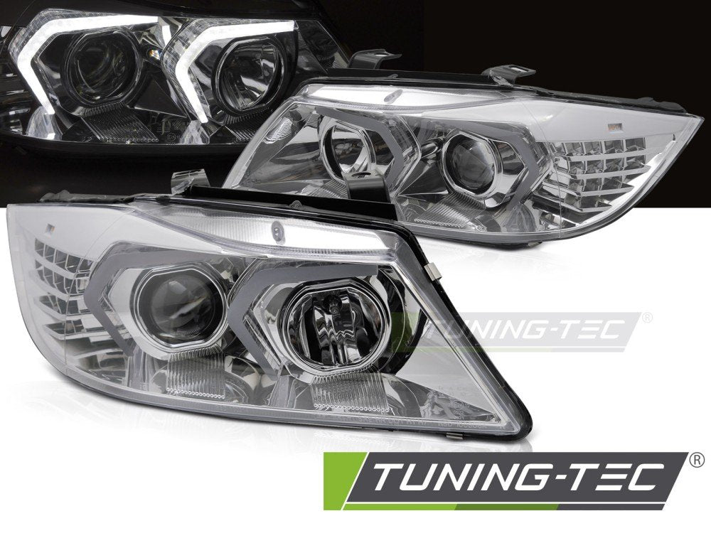 Faruri LED CHROME pentru BMW E90/E91 05-08 - LPBMP3