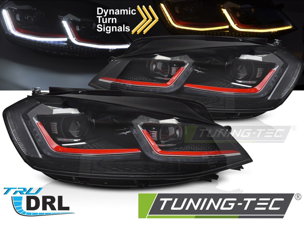 Faruri LED DRL SEQ pentru VW GOLF VII 17-19 - LPVX10
