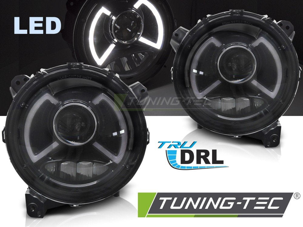 Faruri LED DRL pentru JEEP WRANGLER JL 18-23 - LPCH40
