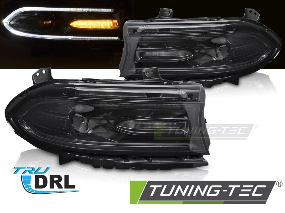 Faruri LED NEGRU pentru DODGE CHARGER 14-23 - LPDO33