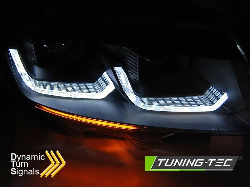 Faruri LED SEQ DRL NEGRU pentru VW T6.1 20- - LPVWU9