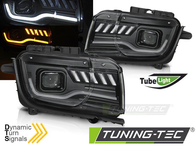 Faruri LED SEQ NEGRU pentru CHEVROLET CAMARO 09-13 - LPCT12