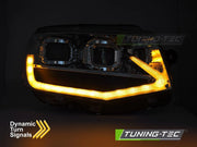 Faruri LED TUBE LIGHT BLACK DRL SEQ pentru VW T6 15-19 - LPVWX7