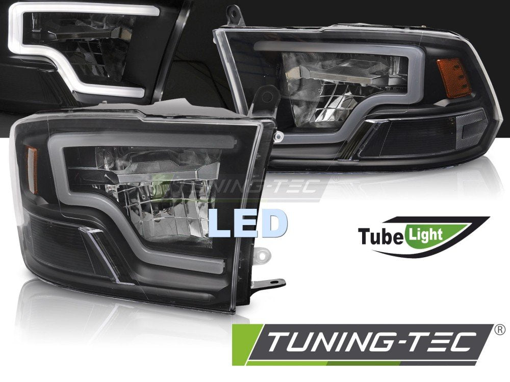 Faruri LED TUBE LIGHT BLACK pentru DODGE RAM 09-18 - LPDO38