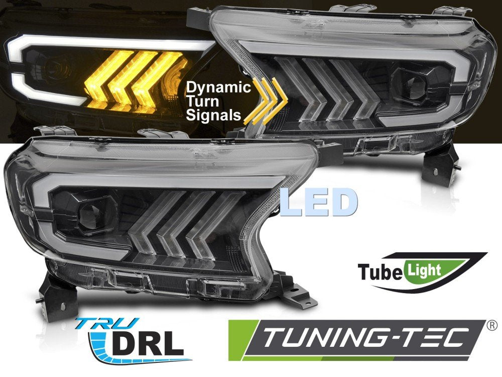 Faruri LED TUBE LIGHT BLACK pentru FORD RANGER V 16-22 - LPFOC0