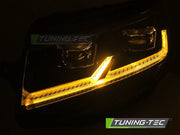 Faruri NEGRU LED DRL pentru VW T6 15-19 - LPVWX8