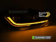 Faruri SILVER LED SEQ DRL pentru VW POLO 6R 09-17 - LPVX16