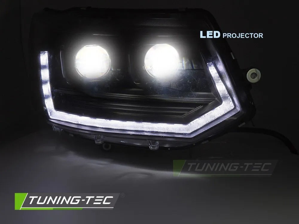Faruri T6 LOOK FULL LED SEQ DRL pentru VW T5 10-15 - LPVWY8