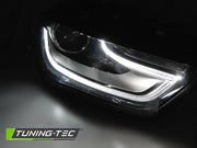 Faruri TRUE DRL BLACK Tuning-Tec pentru AUDI A4 B8 12-15 - LPAUE6