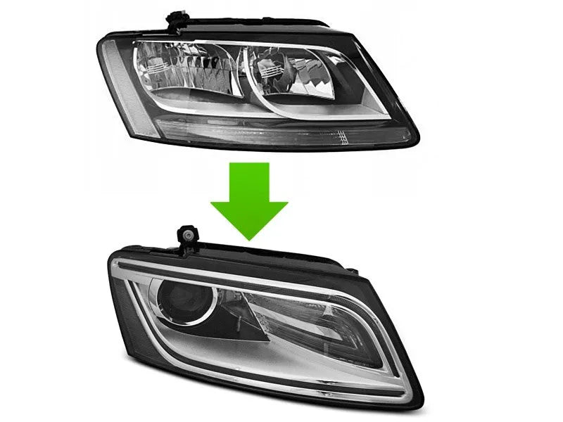 Faruri TRUE DRL CHROME Tuning-Tec pentru AUDI Q5 08.12-17 - LPAUE8