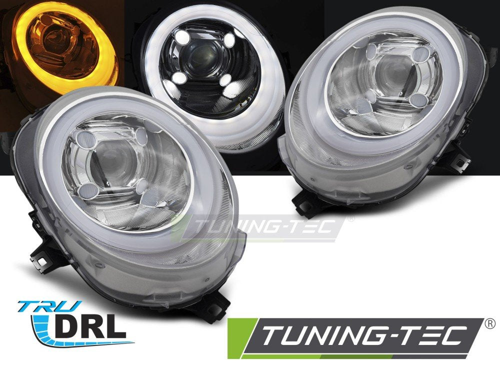 Faruri TUB CHROME DRL pentru MINI (COOPER) F55 / F56 / F57 14-17 - LPMC23