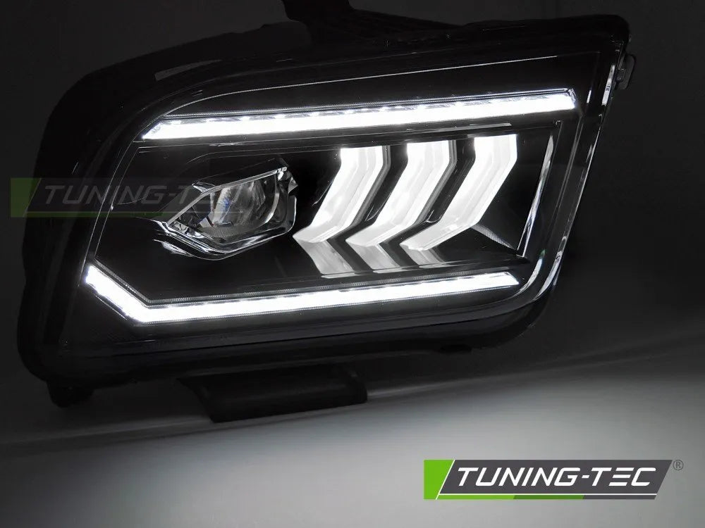 Faruri TUBE LED BLACK pentru FORD MUSTANG 04-09 - LPFO99