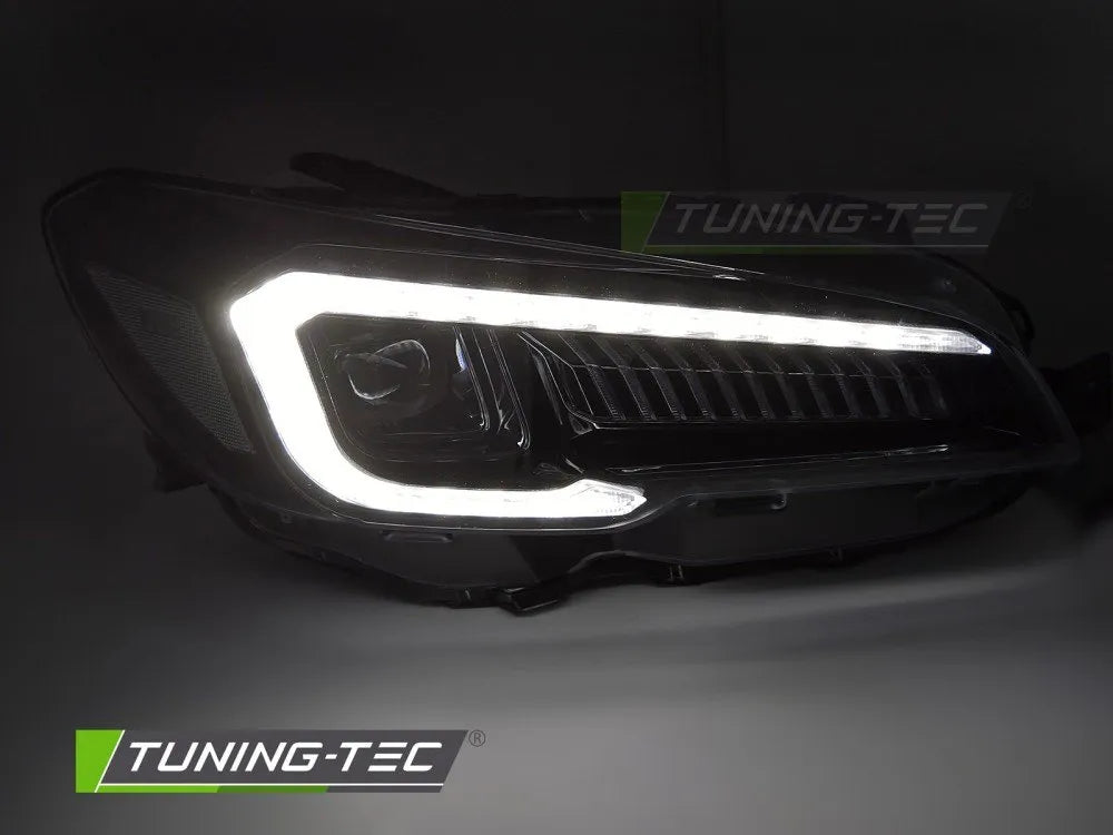 Faruri TUBE LED BLACK pentru SUBARU WRX 14-22 - LPSU24