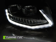 Faruri TUBE LIGHT BLACK DRL BLACK Tuning-Tec pentru VW T6 15-19 - LPVWS8