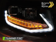 Faruri TUBE LIGHT BLACK DRL BLACK Tuning-Tec pentru VW T6 15-19 - LPVWS8