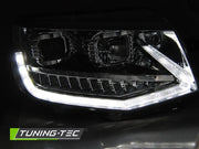 Faruri TUBE LIGHT BLACK DRL CHROME Tuning-Tec pentru VW T6 15-19 - LPVWS7