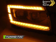 Faruri TUBE LIGHT BLACK LED DRL pentru VW CRAFTER II 2017- - LPVWU1