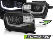 Faruri TUBE LIGHT BLACK Tuning-Tec pentru CHEVROLET CAMARO 09-13 - LPCT10