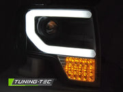 Faruri TUBE LIGHT BLACK Tuning-Tec pentru FORD F150 MK12 08-14 - LPFO88