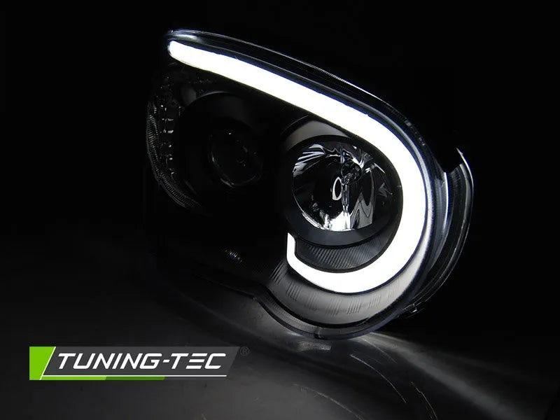 Faruri TUBE LIGHT BLACK Tuning-Tec pentru SUBARU IMPREZA II GD 03-05 - LPSU14