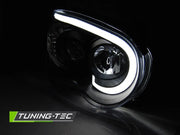 Faruri TUBE LIGHT BLACK Tuning-Tec pentru SUBARU IMPREZA II GD 03-05 - LPSU14