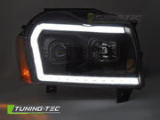 Faruri TUBE LIGHT BLACK pentru CHRYSLER JEEP GRAND CHEROKEE 05-08 - LPCH49