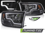 Faruri TUBE LIGHT BLACK pentru DODGE RAM 09-18 - LPDO36