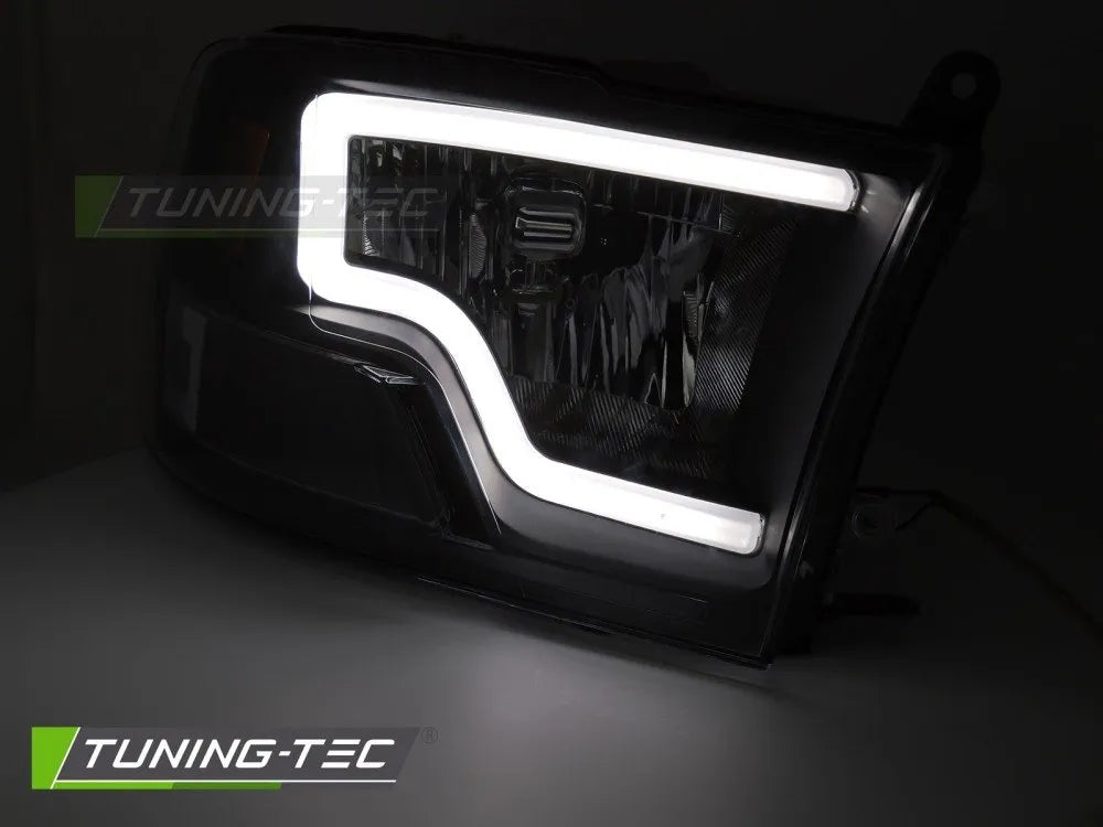Faruri TUBE LIGHT BLACK pentru DODGE RAM 09-18 - LPDO36