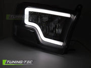 Faruri TUBE LIGHT BLACK pentru DODGE RAM 09-18 - LPDO36