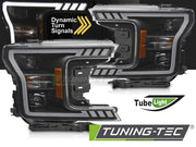 Faruri TUBE LIGHT BLACK pentru FORD F150 MK13 17-20 - LPFOB6