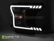 Faruri TUBE LIGHT BLACK pentru FORD F150 MK13 17-20 - LPFOB6