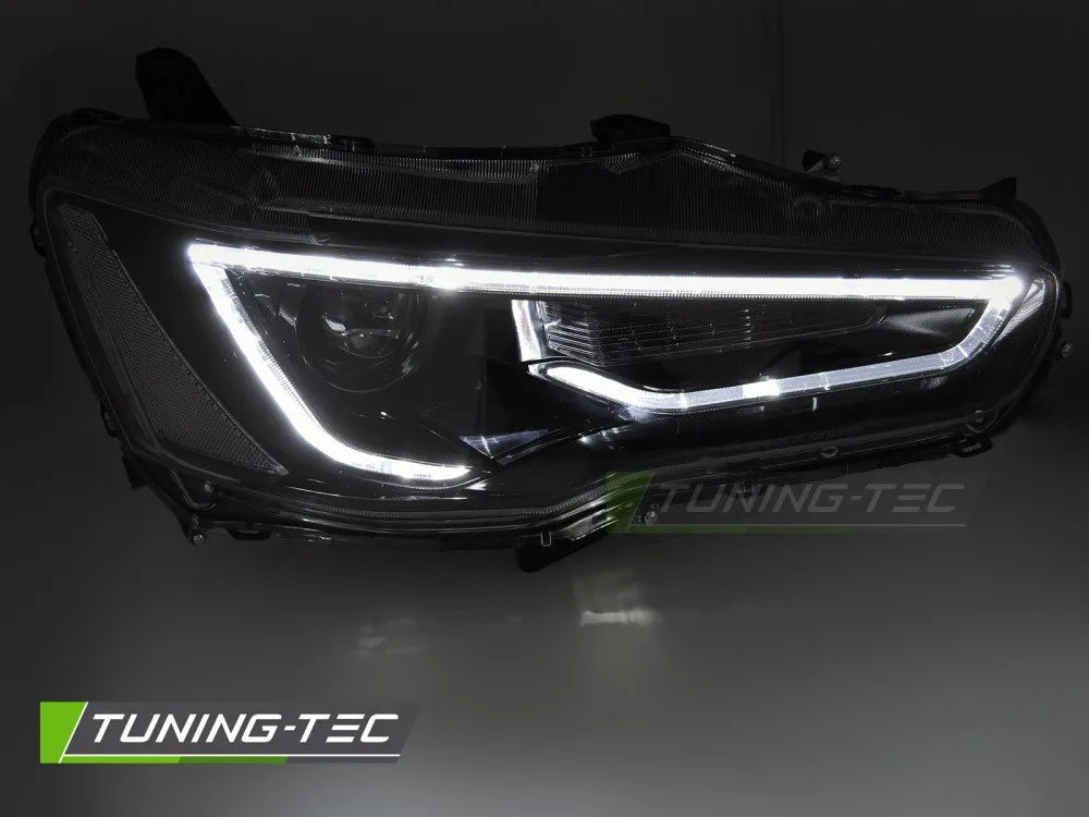 Faruri TUBE LIGHT BLACK pentru MITSUBISHI LANCER 8 08-16 - LPMI22