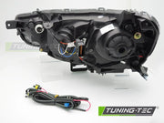 Faruri TUBE LIGHT BLACK pentru MITSUBISHI LANCER 8 08-16 - LPMI22