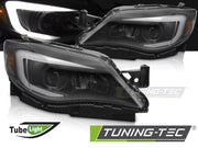 Faruri TUBE LIGHT BLACK pentru SUBARU WRX 14-17 - LPSU28