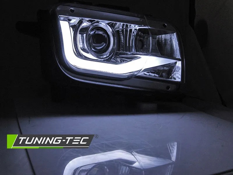 Faruri TUBE LIGHT CHROME CHEVROLET CAMARO 09-13 - LPCT09