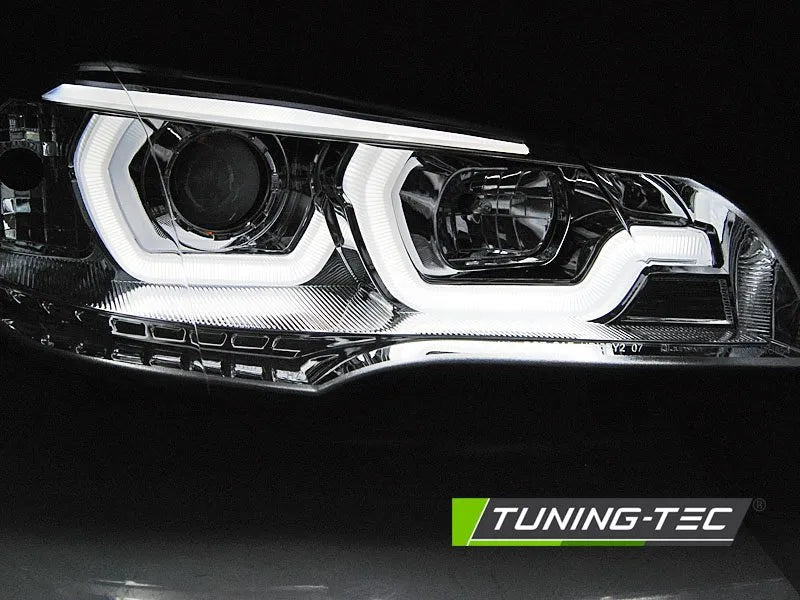 Faruri TUBE LIGHT CHROME DRL Tuning-Tec pentru BMW X5 E70 07-13 - LPBMG8