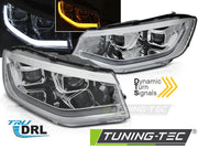 Faruri TUBE LIGHT CHROME DRL pentru VW CADDY 20- - LPVWV0
