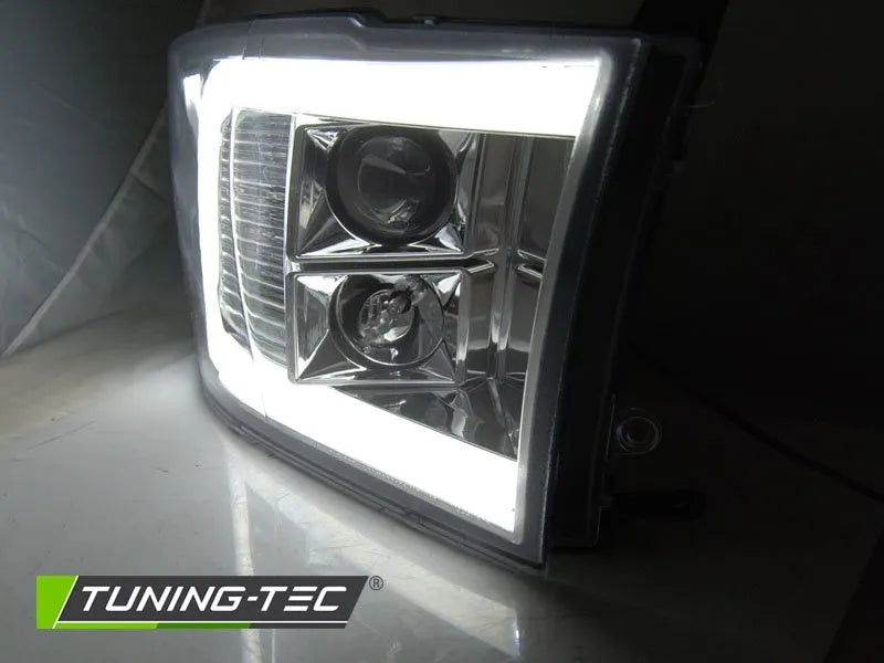 Faruri TUBE LIGHT CHROME Tuning-Tec pentru DODGE RAM 09-18 - LPDO21