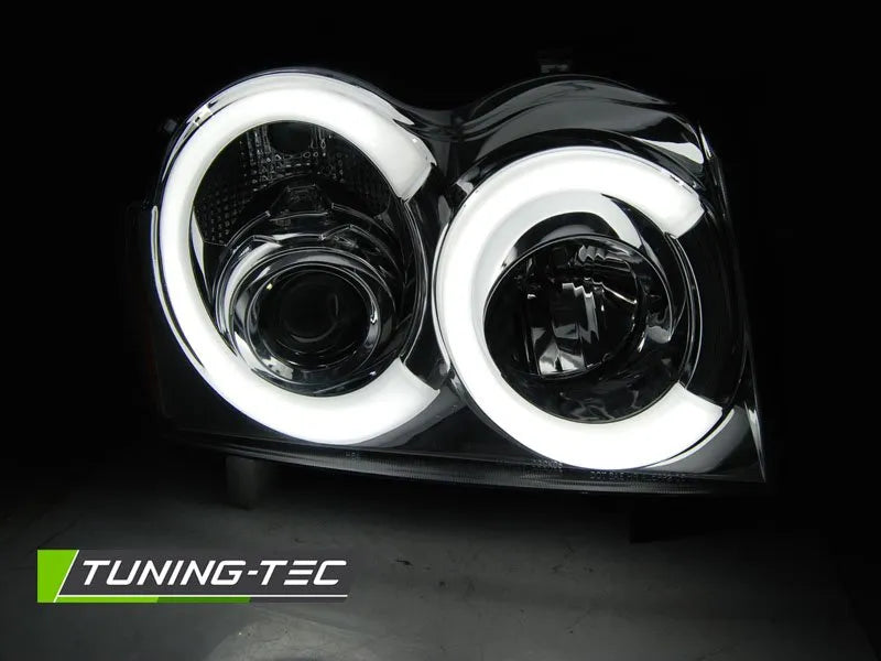 Faruri TUBE LIGHT CHROME Tuning-Tec pentru JEEP GRAND CHEROKEE 05-08 - LPCH29