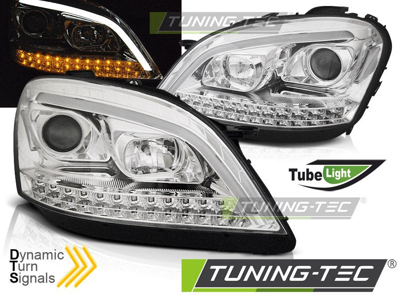Faruri TUBE LIGHT CHROME Tuning-Tec pentru MERCEDES W164 ML M-KLASS - LPMEC9